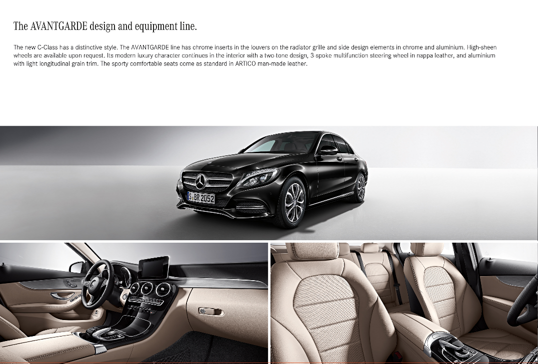Mercedes e-class brochure